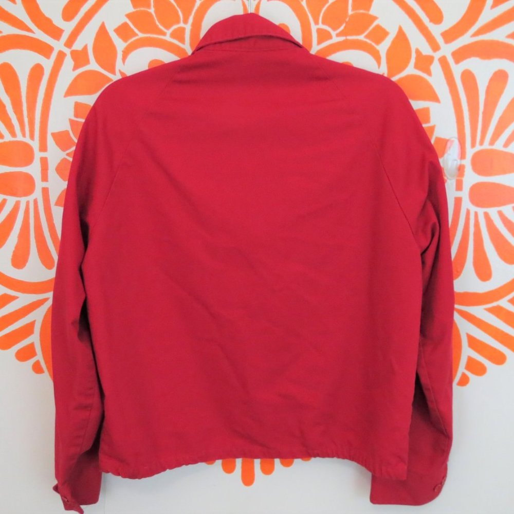 Vintage Red Personalized Mechanic Car Jacket L - Picture 3 of 3